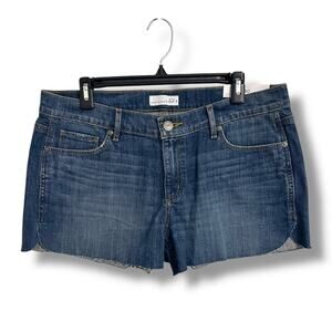 Ann Taylor LOFT Blue Jean Shorts Classic Summer Style size 10/30